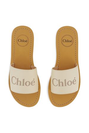 sandali Woody con logo CHLOÉ KIDS | C20881117